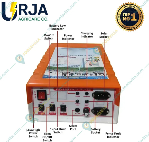Urja 12 KV Power Plus Solar Zatka Machine Combo