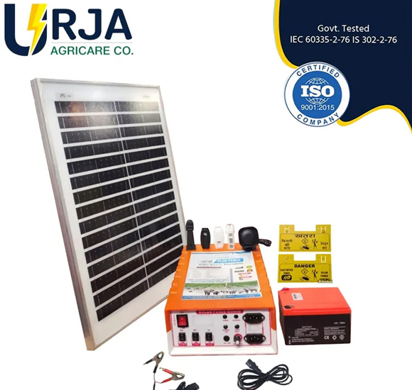 Urja 12 KV Power Plus Solar Zatka Machine Combo